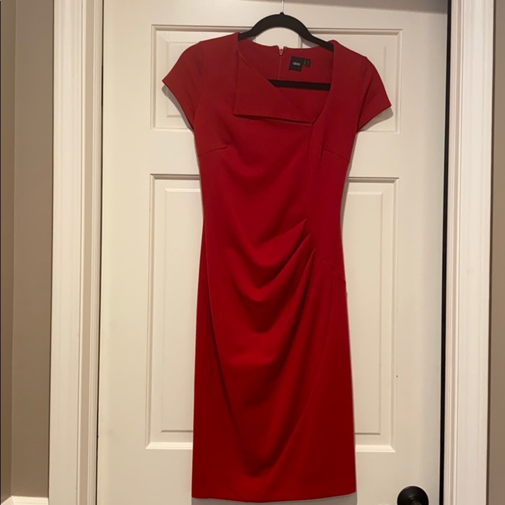 red dress